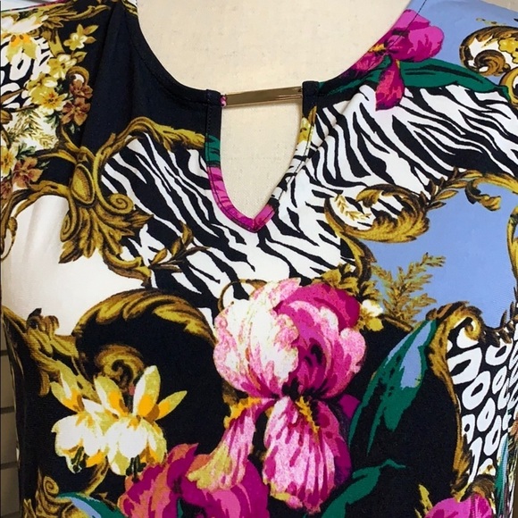 Thalia Sodi Floral Long Sleeve Blouse - Picture 3 of 4